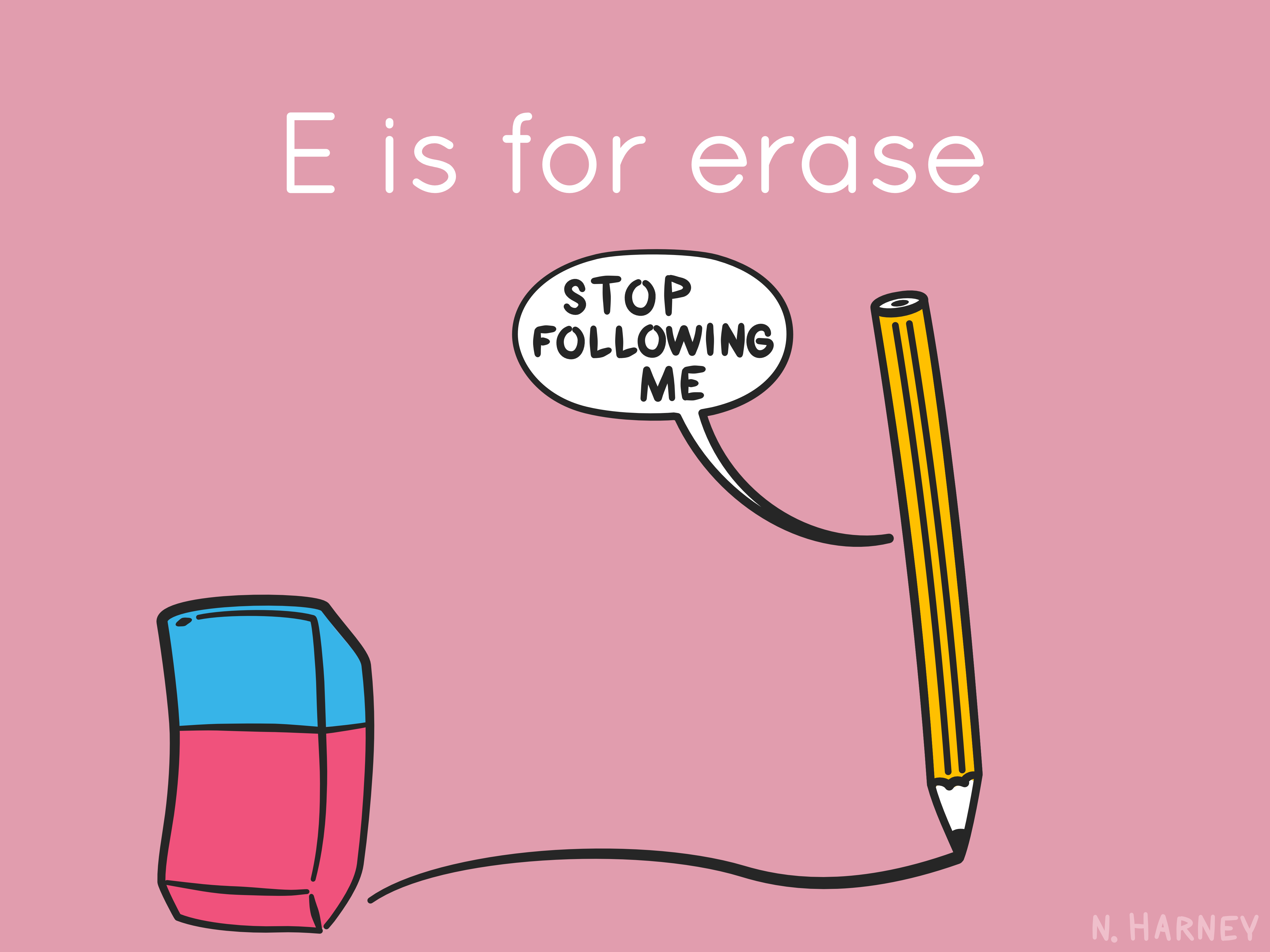 designer's alphabet letter e