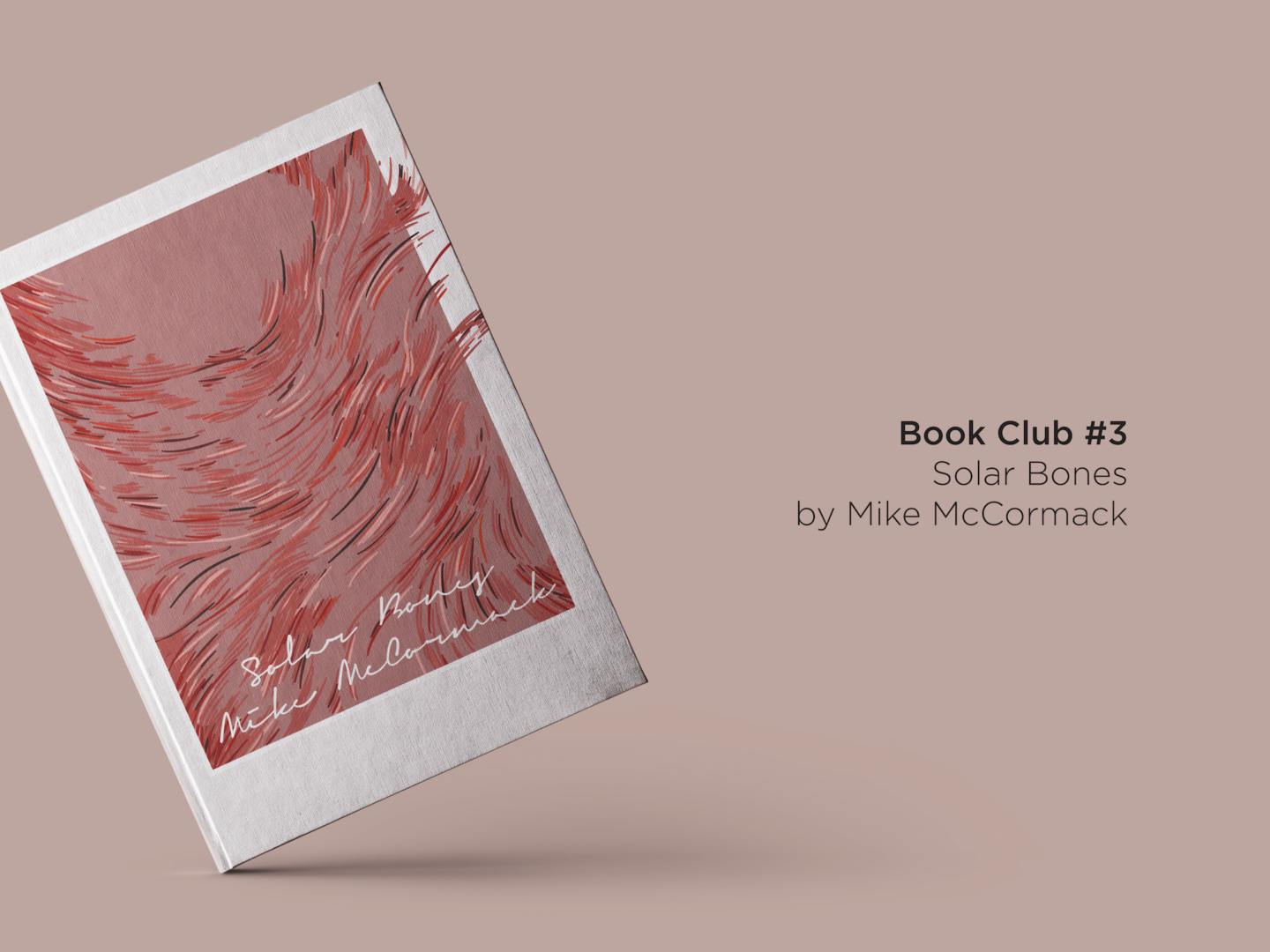 Book Club #3: Solar Bones by Mike McCormack alternative cover design