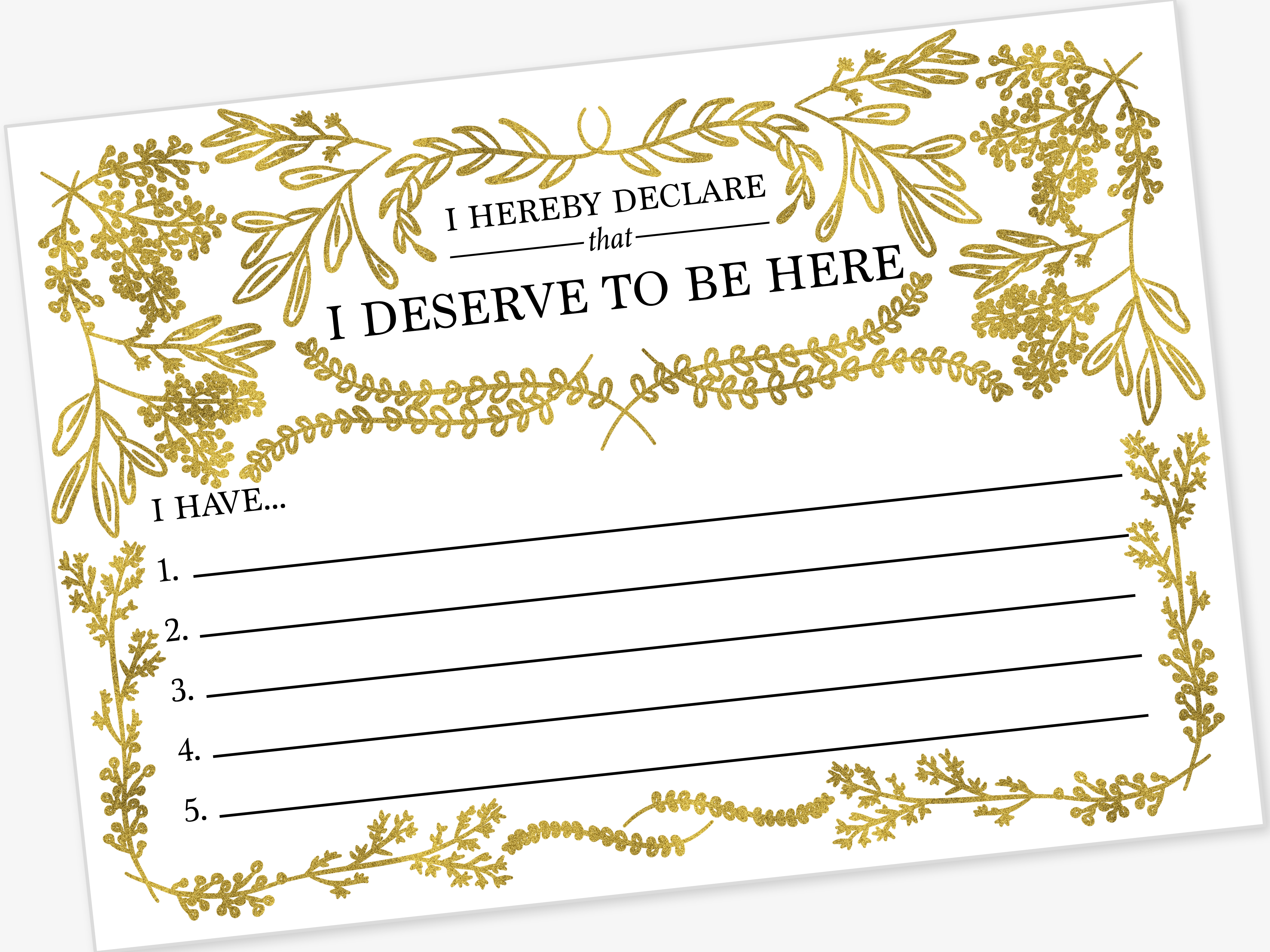 imposter syndrome certificate