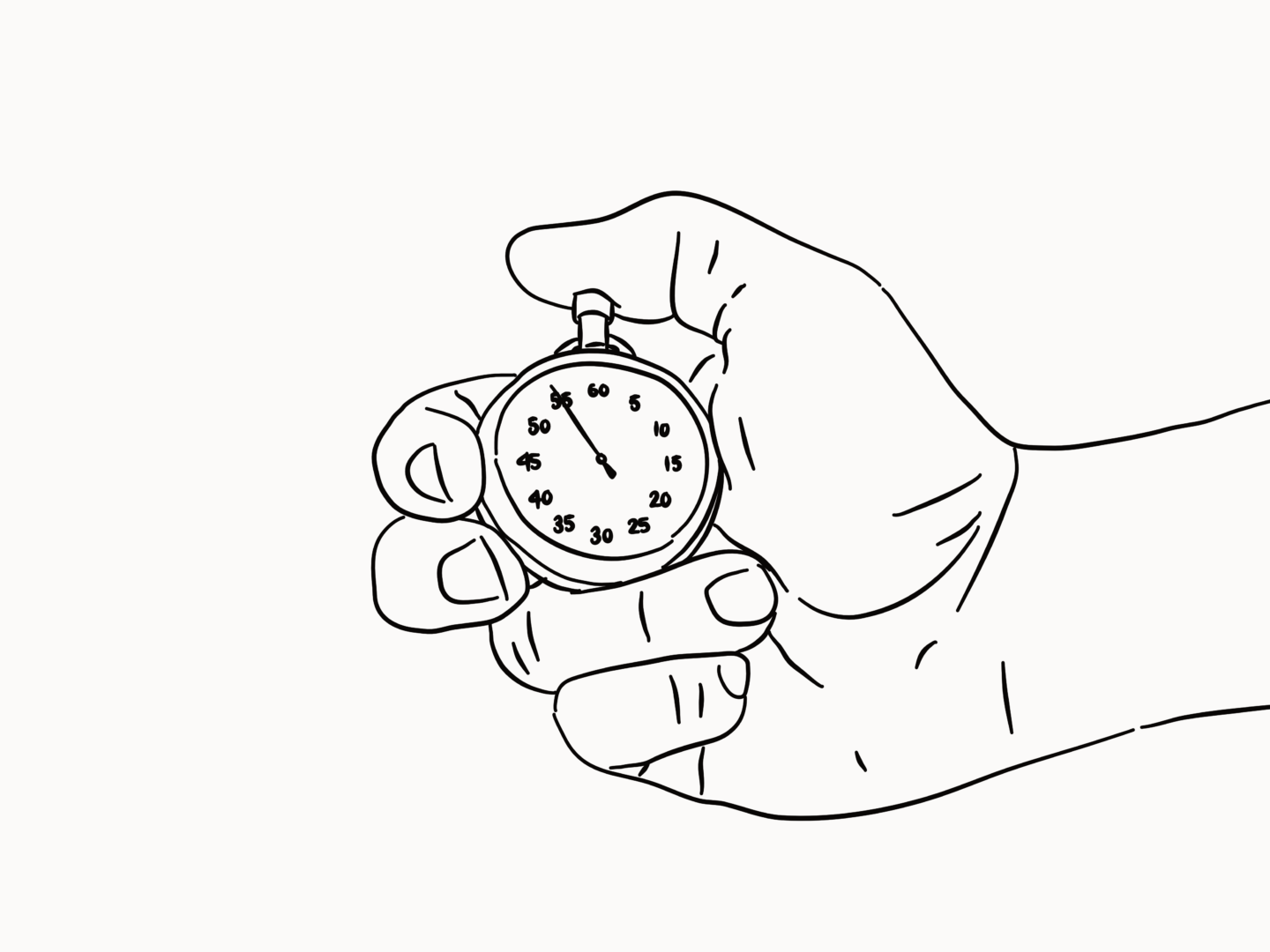 stop watch illustration