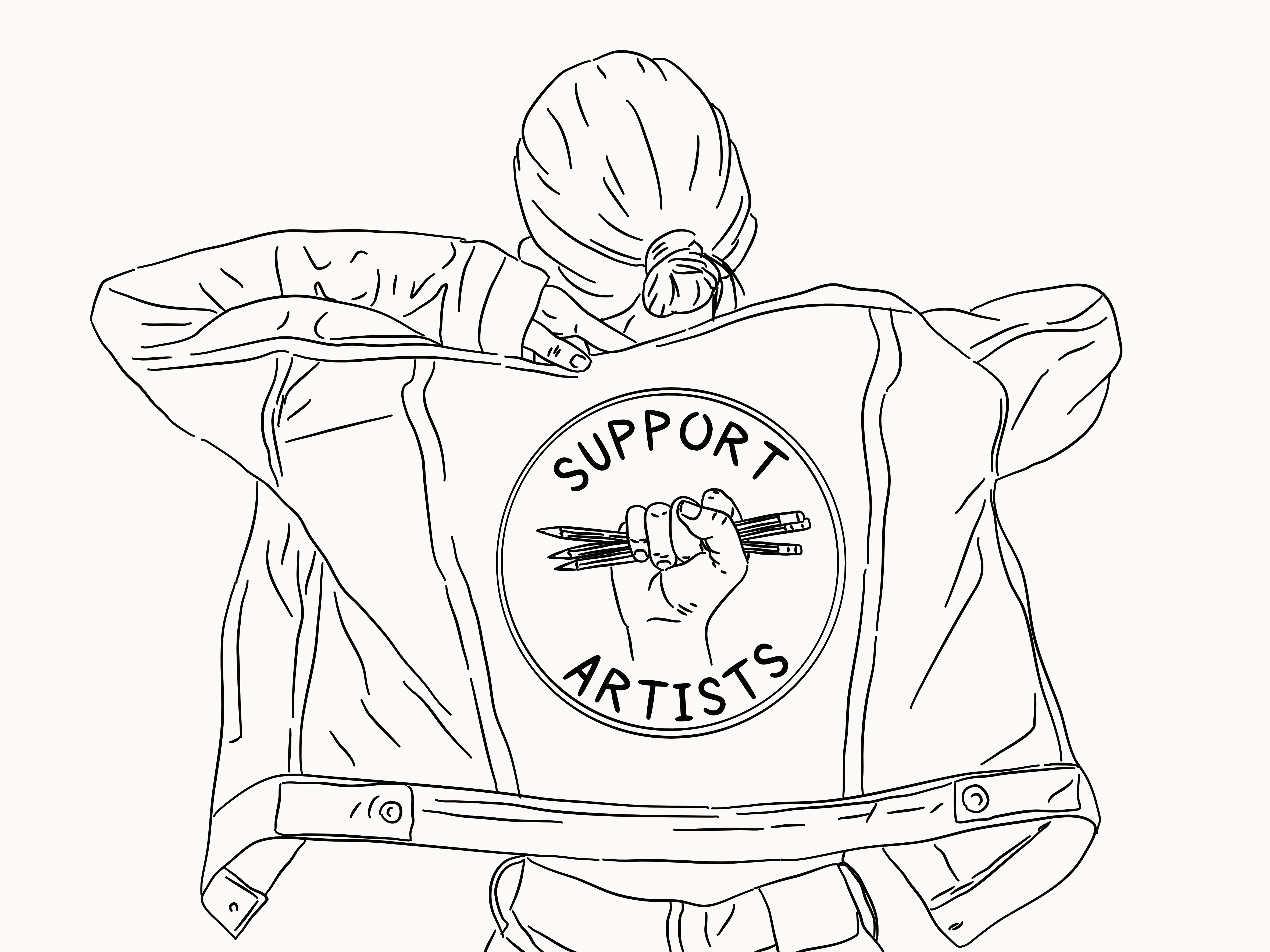 Support artists jacket