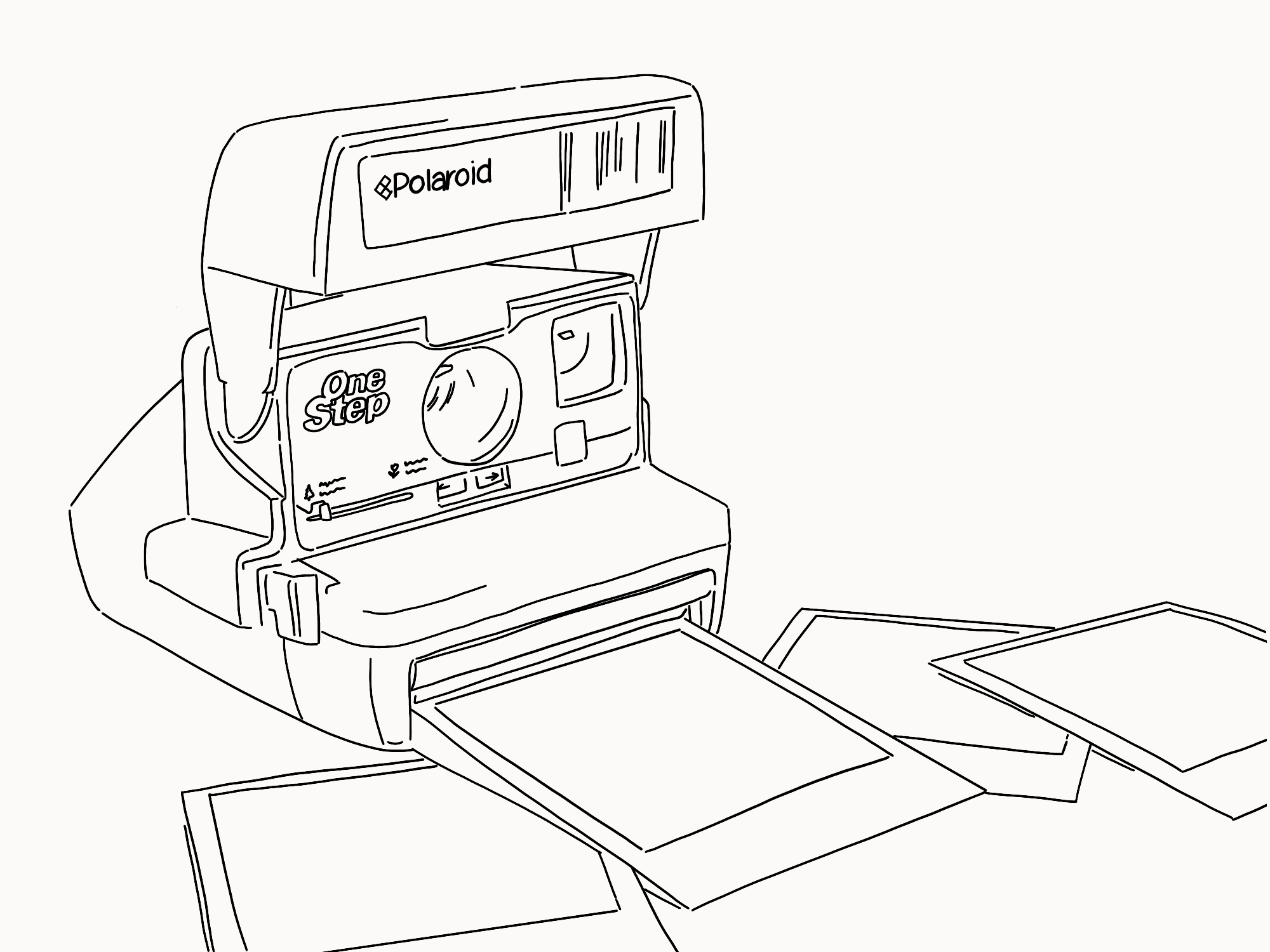 Polaroid Camera design illustration