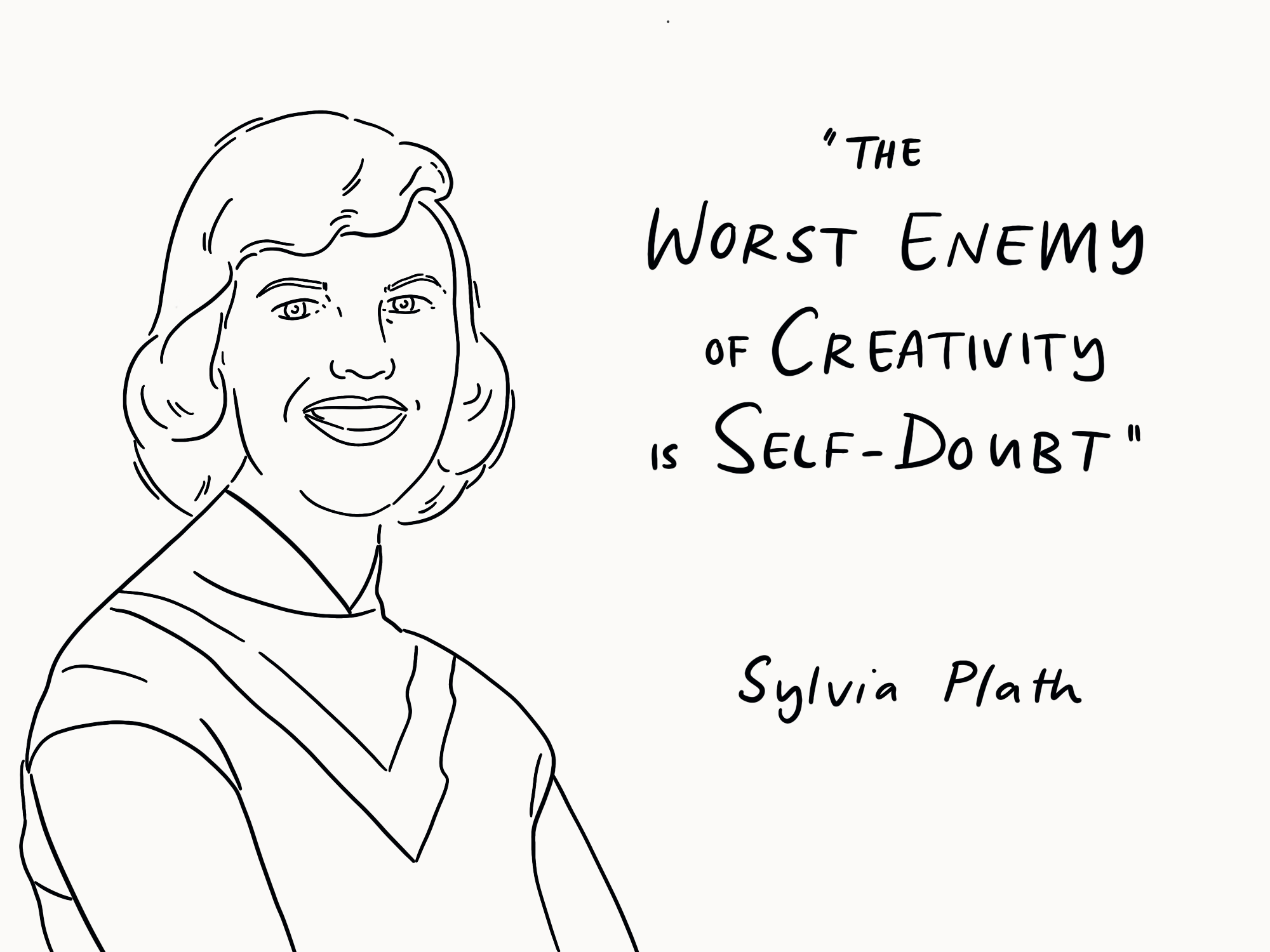5 Inspirational quotes from creative people illustrated