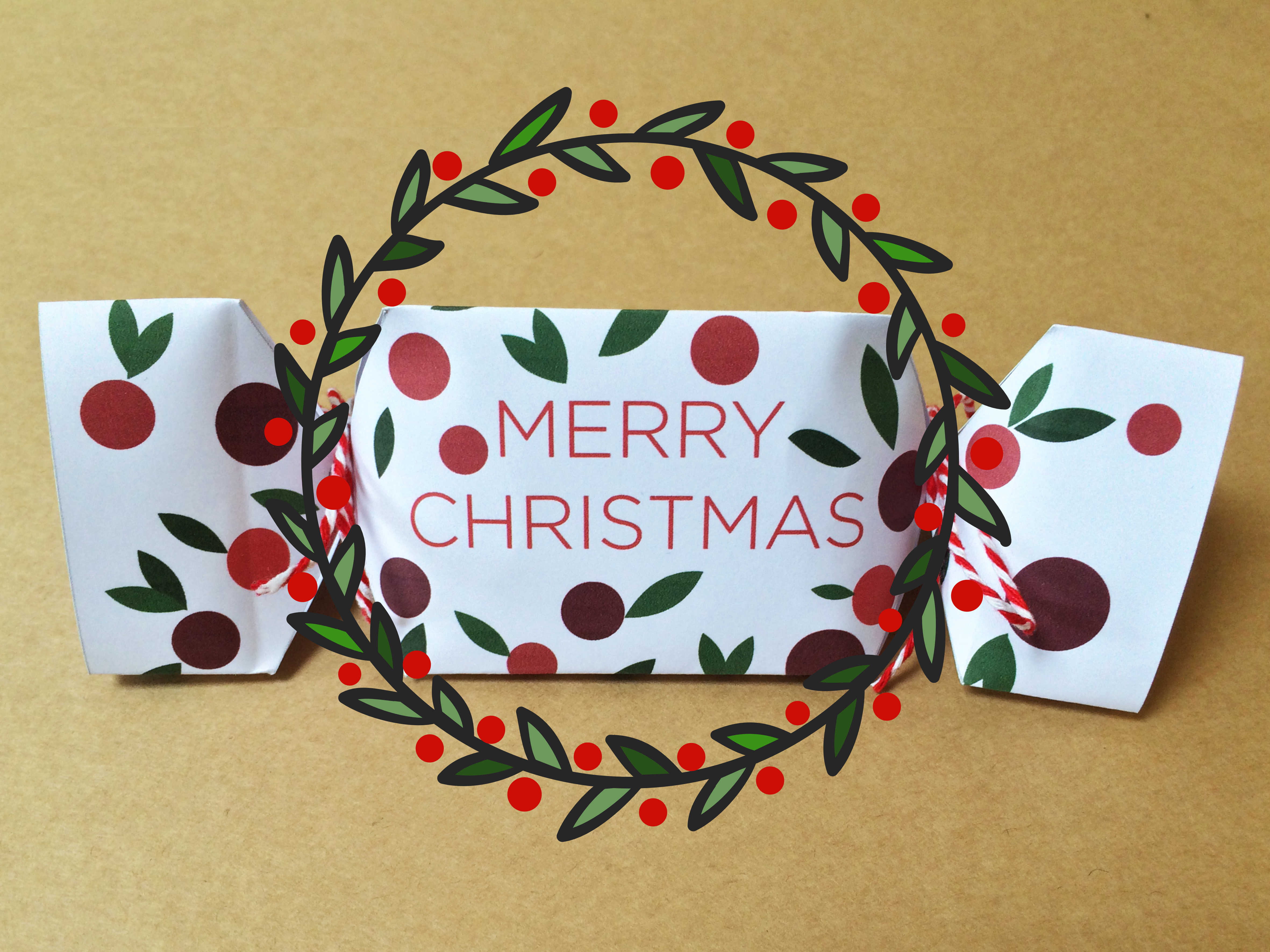 FREE printable DIY Christmas cracker