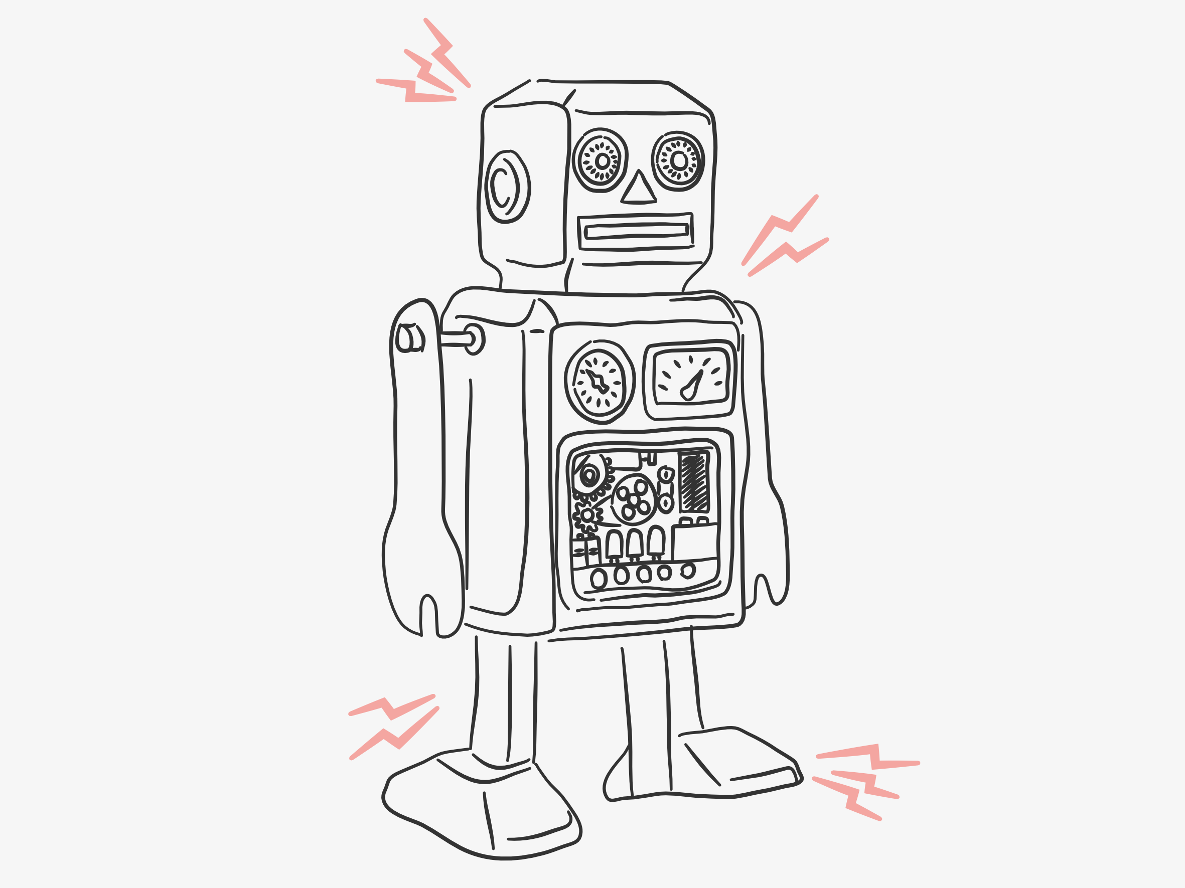 7 Things All Creatives Should Automate robot illustration